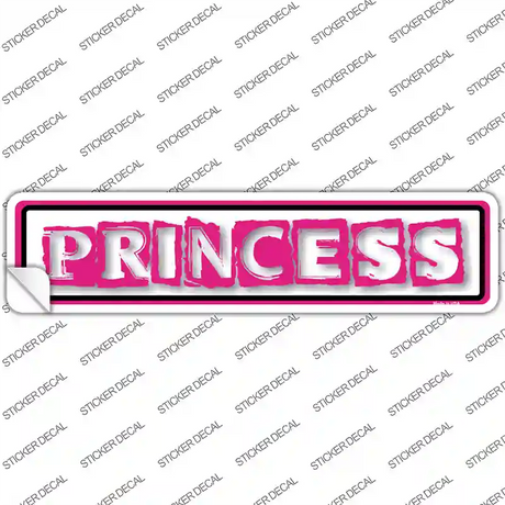 Princess Novelty Narrow Sticker Decal