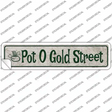 Pot O Gold Street Novelty Narrow Sticker Decal