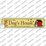 Dogs House Novelty Narrow Sticker Decal