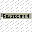 Restrooms Ladies Novelty Narrow Sticker Decal