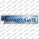 Heavens Gate Novelty Narrow Sticker Decal