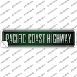 Pacific Coast Highway Novelty Narrow Sticker Decal