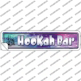 Hookah Bar Novelty Narrow Sticker Decal