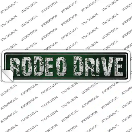 Rodeo Drive Novelty Narrow Sticker Decal