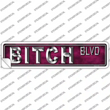 Bitch Blvd Novelty Narrow Sticker Decal