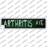 Arthritis Ave Novelty Narrow Sticker Decal
