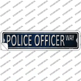 Police Officer Novelty Narrow Sticker Decal