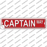 Captain Way Novelty Narrow Sticker Decal