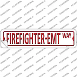 Firefighter-Emt Way Novelty Narrow Sticker Decal