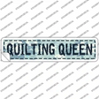 Quilting Queen Novelty Narrow Sticker Decal