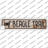 Beagle Trail Novelty Narrow Sticker Decal