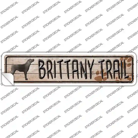 Brittany Trail Novelty Narrow Sticker Decal