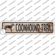 Coonhound Trail Novelty Narrow Sticker Decal