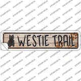 Westie Novelty Narrow Sticker Decal
