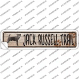 Jack Russell Trail Novelty Narrow Sticker Decal