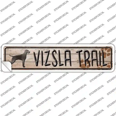 Vizsla Trail Novelty Narrow Sticker Decal