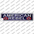 American Rebel Novelty Narrow Sticker Decal