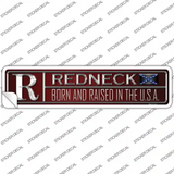 Redneck Born Novelty Narrow Sticker Decal