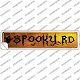 Spooky Road Novelty Narrow Sticker Decal
