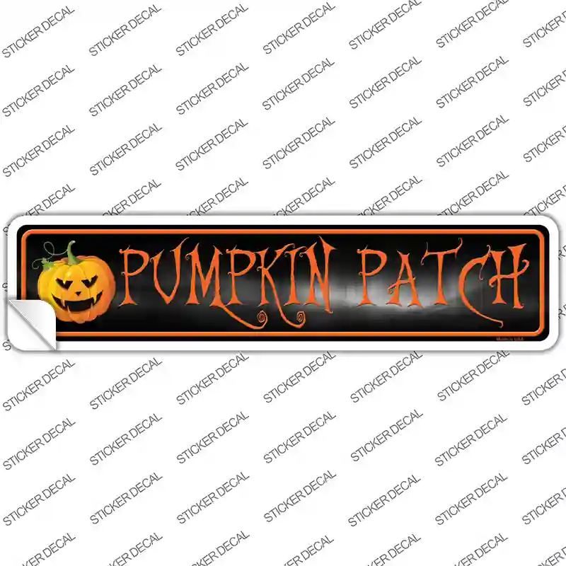 Pumpkin Patch Jakolanturn Novelty Narrow Sticker Decal