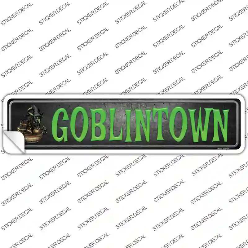 Goblintown Novelty Narrow Sticker Decal