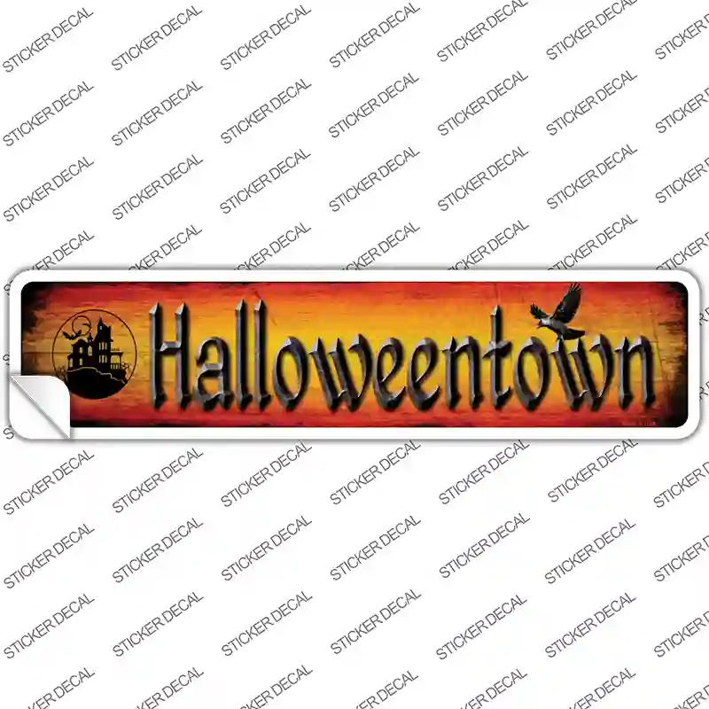 Halloweentown Novelty Narrow Sticker Decal