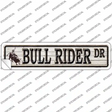 Bull Rider Dr Novelty Narrow Sticker Decal