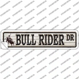 Bull Rider Dr Novelty Narrow Sticker Decal