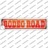 Rodeo Road Novelty Narrow Sticker Decal