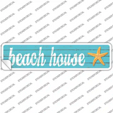 Beach House Novelty Narrow Sticker Decal