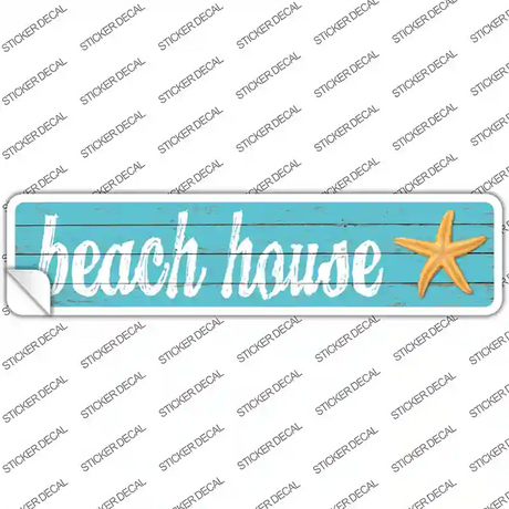 Beach House Novelty Narrow Sticker Decal