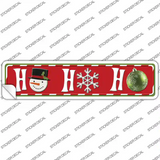 Ho Ho Ho Novelty Narrow Sticker Decal