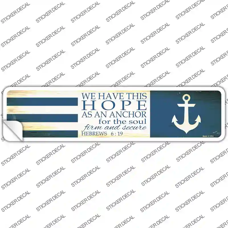 Hope Novelty Narrow Sticker Decal