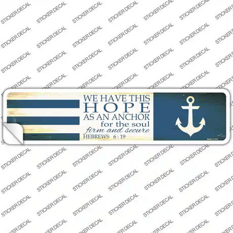 Hope Novelty Narrow Sticker Decal