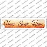 Home Sweet Home Novelty Narrow Sticker Decal