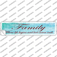 Family Novelty Narrow Sticker Decal