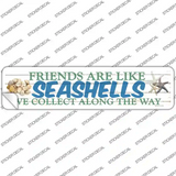 Seashells Novelty Narrow Sticker Decal