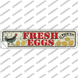 Fresh Eggs Novelty Narrow Sticker Decal