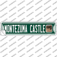 Montezuma Castle Green Novelty Narrow Sticker Decal