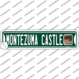 Montezuma Castle Green Novelty Narrow Sticker Decal