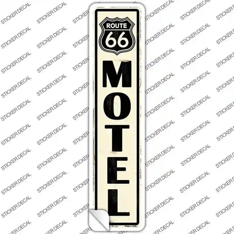 Route 66 Motel Novelty Narrow Sticker Decal