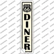 Route 66 Diner Novelty Narrow Sticker Decal