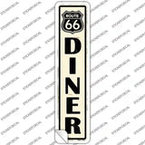 Route 66 Diner Novelty Narrow Sticker Decal