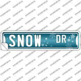 Snow Dr Novelty Narrow Sticker Decal