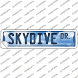 Skydive Dr Novelty Narrow Sticker Decal