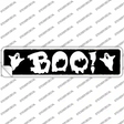 Boo Novelty Narrow Sticker Decal