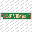 Elf Village Novelty Narrow Sticker Decal