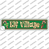 Elf Village Novelty Narrow Sticker Decal