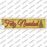 Feliz Navidad Novelty Narrow Sticker Decal