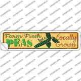 Farm Fresh Peas Novelty Narrow Sticker Decal